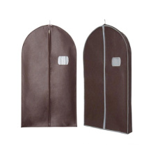 garment non woven cover suit bag with Custom Logo Dustproof Hanger Coat Cover Storage Garment Suit Clothes Bag